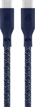 Кабель uBear Trend USB-C to USB-C 140W 2.4m Blue