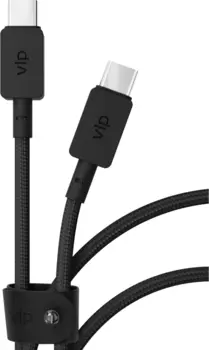 Кабель VLP Nylon Cable USB-C to USB-C 2m Black