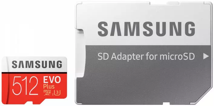 Evo Plus microSDXC U1 Class 10 512GB с адаптером