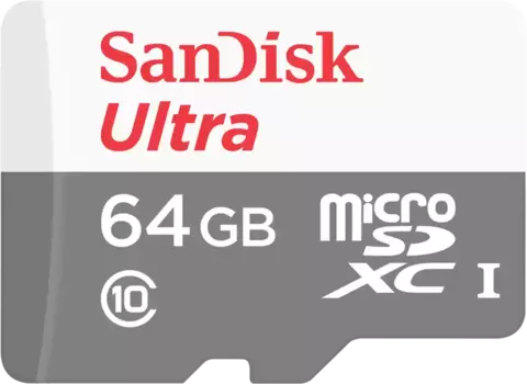 Ultra microSDXC UHS-I 64GB Class 10 SDSQUNR-064G-GN3MN