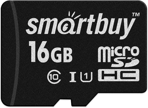 Карта памяти SmartBuy microSDHC UHS-I Class 10 16GB без адаптера