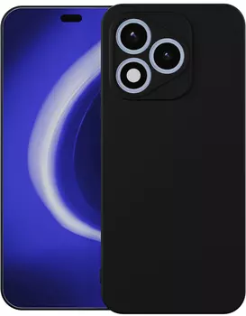 Клип-кейс Krutoff Silicone Case для Honor 400 Lite Чёрный