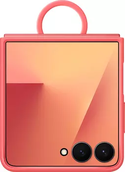 Клип-кейс Samsung Ring Case (Silicone) Z Flip7 Красный
