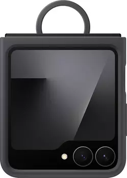 Клип-кейс Samsung Silicone Case Z Flip7 FE/Z Flip6 Чёрный