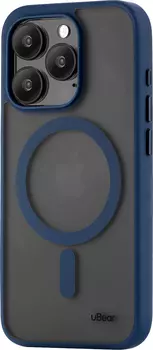 Клип-кейс uBear Cloud Mag Case для Apple iPhone 15 Pro Blue