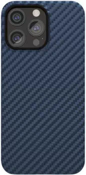 Клип-кейс VLP Kevlar Case с MagSafe для Apple iPhone 15 Pro Max тёмно-синий