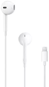 Наушники Apple EarPods Lightning MWTY3ZM/A White