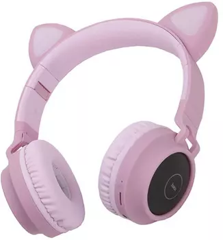 Наушники Hoco W27 Cat Ear Pink