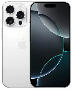 Смартфон Apple iPhone 16 Pro 128GB MYMW3AH/A White Titanium (Nano+eSIM)