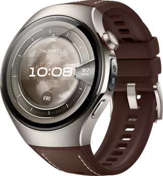 Умные часы Huawei Watch 5 LTE 46 мм Коричневые