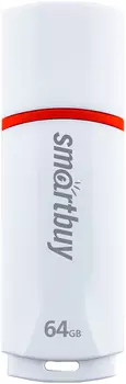 USB-накопитель SmartBuy Crown 16GB USB 2.0 White