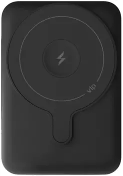 Портативное зарядное устройство VLP Dual Magsafe Qi 5000 mAh Black