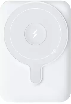 Портативное зарядное устройство VLP Dual Magsafe Qi 5000 mAh White