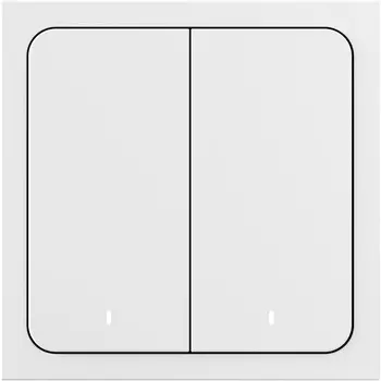 Умный беспроводной выключатель Яндекс Zigbee YNDX-00535 белый