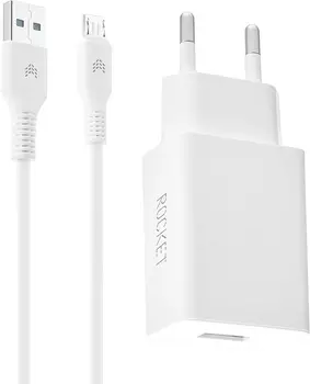 Зарядное устройство Rocket Base Combo USB с кабелем White