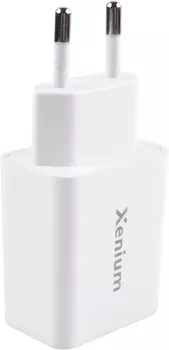 Зарядное устройство Xenium X332 USB/USB-С, с кабелем White