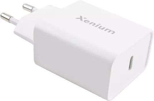 Зарядное устройство Xenium X331 USB-С, с кабелем White