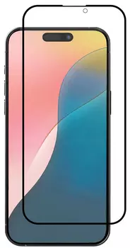 Защитное стекло uBear Extreme Nano Shield Privacy для Apple iPhone 16 Black