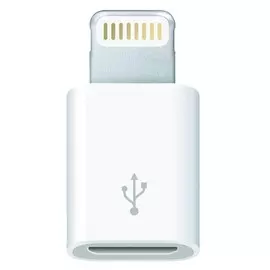 Адаптер Apple Lightning/Micro-USB, белый