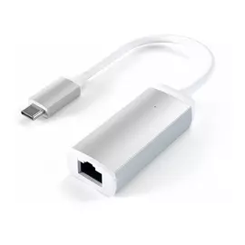 Адаптер Satechi USB-C/Gigabit Ethernet, серебристый