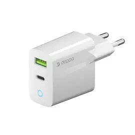 Зарядное устройство сетевое Deppa GaN 65, 65Вт, белый