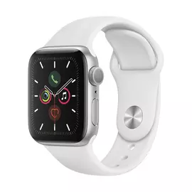 Apple Watch Series 5 GPS, 40 мм, алюминий серебристого цвета