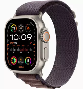 Apple Watch Ultra 2 GPS + Cellular 49mm (корпус - титан, индиго, IP6X)