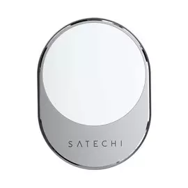Автомобильный держатель Satechi Magnetic Wireless Car Charger серый космос