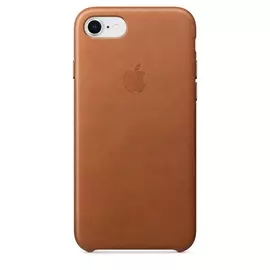 Чехол Apple Leather Case кожа, цвет коричневый, для iPhone 8/7