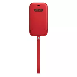 Чехол Apple Leather Sleeve with MagSafe для iPhone 12/12 Pro, кожа, (PRODUCT)RED