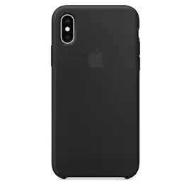 Чехол Apple Silicone Case силикон, цвет черный, для iPhone XS