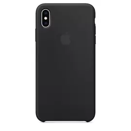 Чехол Apple Silicone Case силикон, цвет черный, для iPhone XS Max