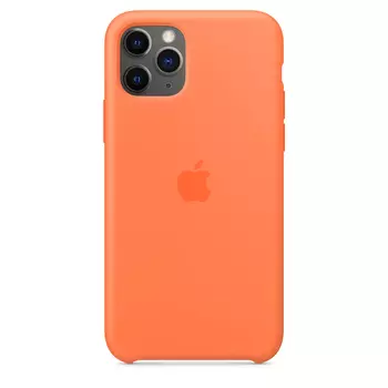 Чехол-накладка Apple Silicone Case для iPhone 11 Pro, силикон, оранжевый витамин