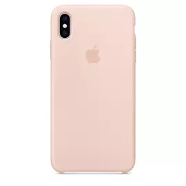 Чехол Apple Silicone Case силикон, цвет розовый песок, для iPhone XS Max