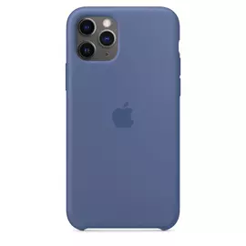 Чехол Apple Silicone Case для iPhone 11 Pro, силикон, «синий лён»