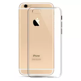 Чехол BoraSCO силикон, прозрачный, для iPhone 6/6S