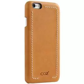 Чехол Cozistyle Leather Wrapped Case кожа, цвет бежевый, для iPhone 6 Plus/6S Plus
