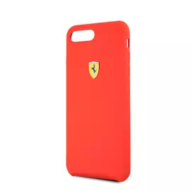 Чехол Ferrari Silicone rubber силикон, цвет красный, для iPhone 8 Plus/7 Plus