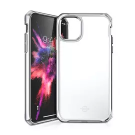 Чехол Itskins HYBRID GLASS серебристый, для iPhone 11 Pro