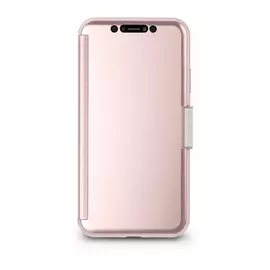 Чехол-книжка Moshi StealthCover пластик, цвет розовый, для iPhone XR, магнитная застежка