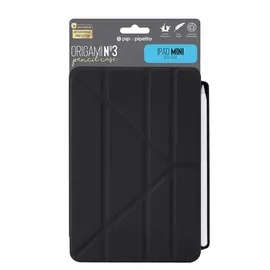 Чехол-книжка Pipetto Origami No3 для iPad mini 6 8,3" (2021), полиуретан, черный