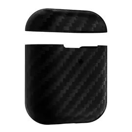 Чехол Lyambda Annet Mancini Кейс Сarbon Series для AirPods, Black