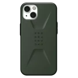 Чехол-накладка UAG Civilian для iPhone 13, поликарбонат, оливковый