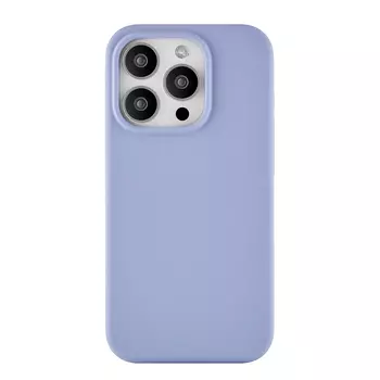 Чехол-накладка uBear Touch Mag Case для iPhone 15 Pro, силикон, фиолетовый