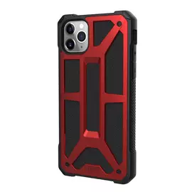 Чехол UAG Monarch полиуретан, цвет красный/черный, для iPhone 11 Pro Max