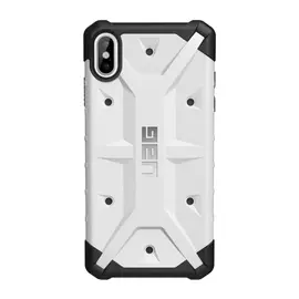 Чехол UAG Pathfinder пластик, цвет белый/черный, для iPhone XS Max