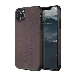 Чехол Uniq Sueve полиуретан, цвет серый, для iPhone 11 Pro Max