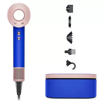 Фен Dyson Supersonic HD07 синий/бежевый