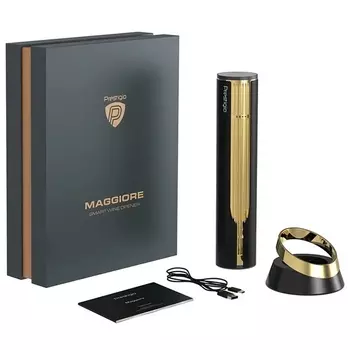 Электрический штопор Prestigio Maggiore черный+золотой