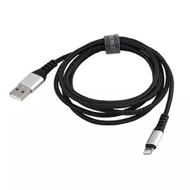 Кабель EnergEA Alutough Kevlar Lightning/USB 1.5м, серый